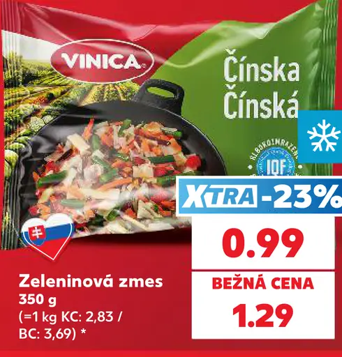Zeleninová zmes Čínska