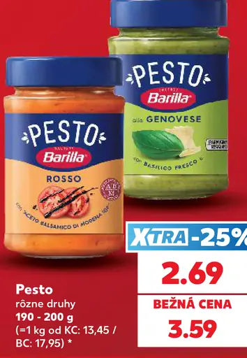 Barilla Pesto Rosso, Genovese