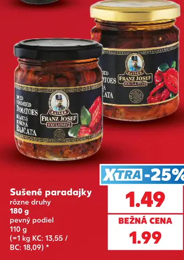 Franz Josef Sušené Paradajky