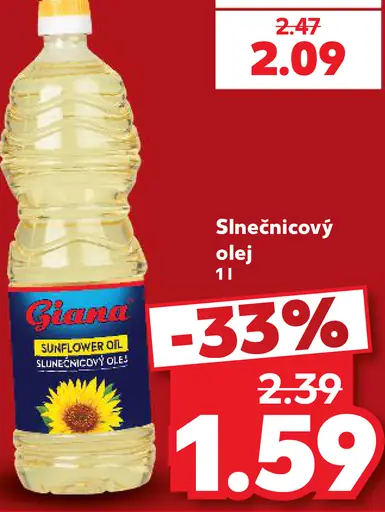 Giana Slnečnicový olej