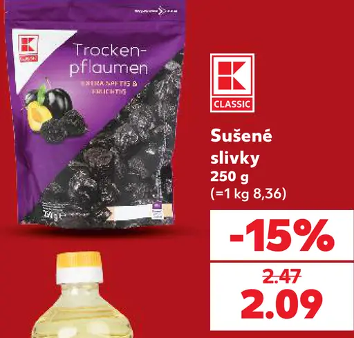 K-Classic sušené slivky
