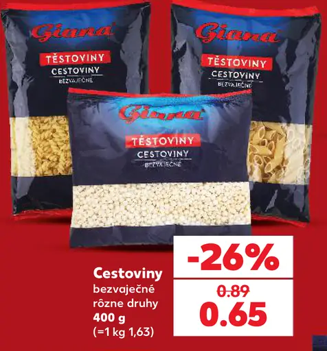 Giana Bezvaječné cestoviny