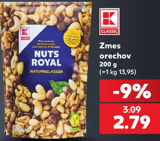 K-Classic Nuts Royal mix orechov