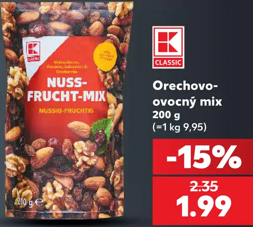 K-Classic Orechovo-ovocný mix