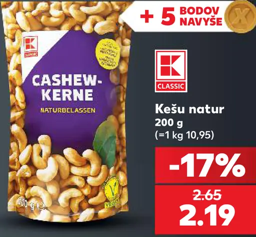 K-Classic Kešu natur