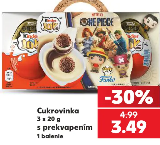 Kinder Joy cukrovinka s prekvapením