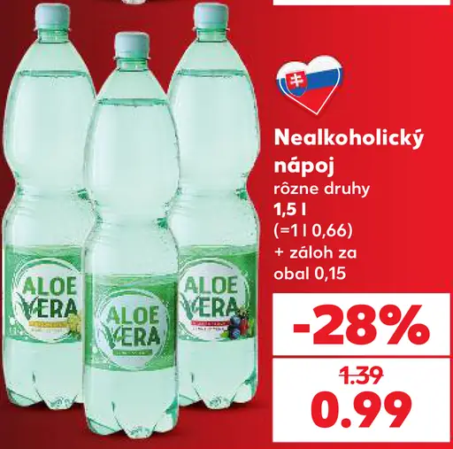 Aloe Vera Nealkoholický nápoj