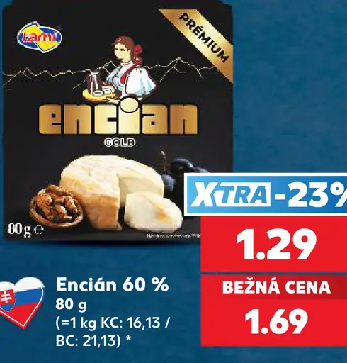 Karička Encián Gold 60 %