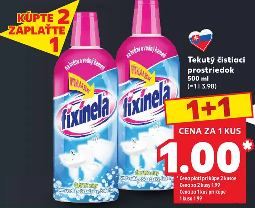 Fixinela čistiaci prostriedok