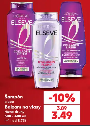 L’Oréal Elseve šampón alebo balzam na vlasy – rôzne druhy