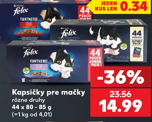 Felix kapsičky pre mačky