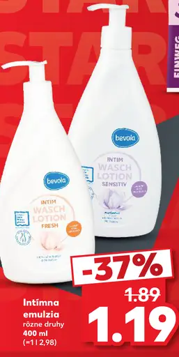 Bevola Intímna emulzia Fresh, Sensitive