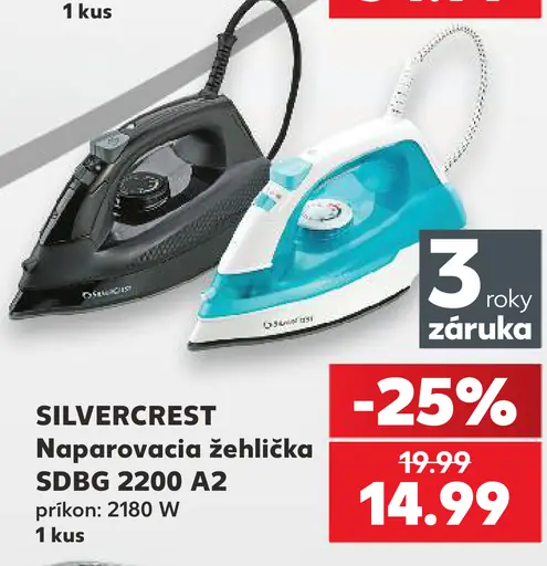 SilverCrest naparovacia žehlička SDBG 2200 A2
