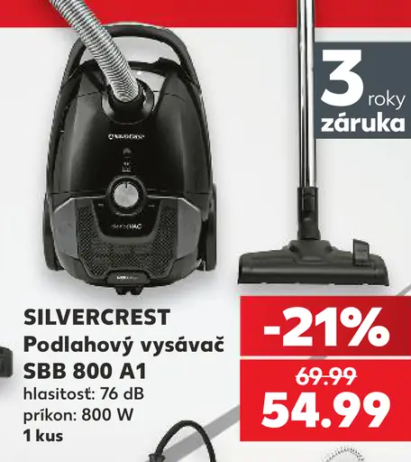 SilverCrest podlahový vysávač SBB 800 A1