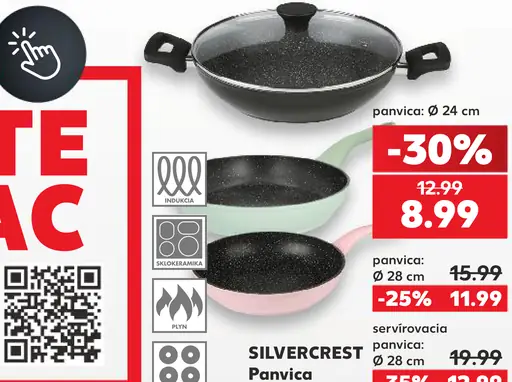 Silvercrest panvica Ø 24 cm