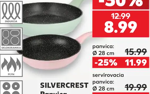 Silvercrest panvica Ø 28 cm