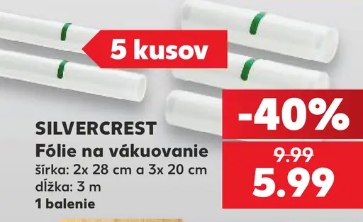 Silvercrest Náhradné fólie