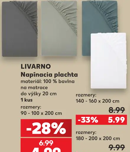 LIVARNO napínacia plachta, veľkosť A 90–100 × 200 cm