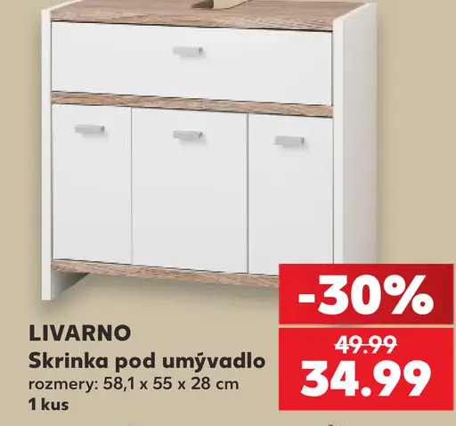 LIVARNO skrinka pod umývadlo
