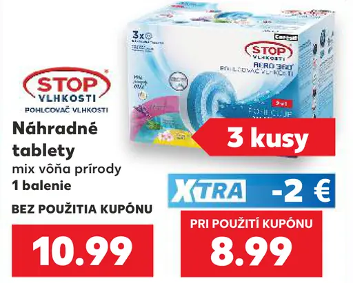 Stop Vlhkosti náhradné tablety mix vôní prírody