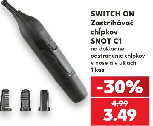 SWITCH ON Zastrihávač chĺpkov SNOT C1