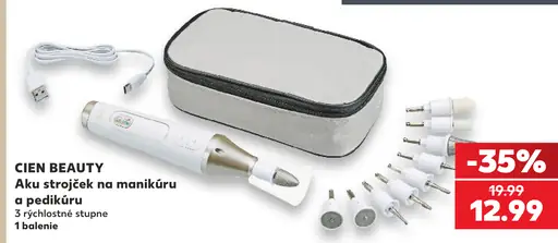 Cien Beauty aku strojček na manikúru a pedikúru