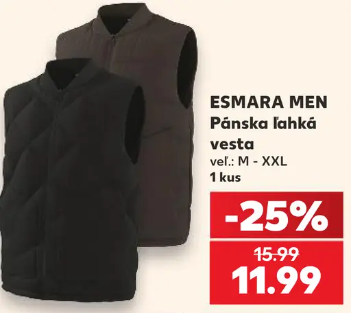 Esmara Men pánska ľahká vesta