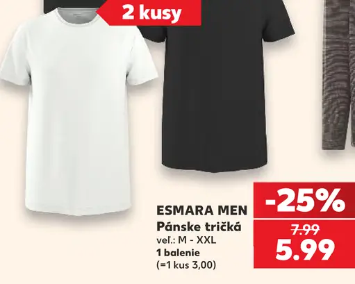 Esmara Men pánske tričká