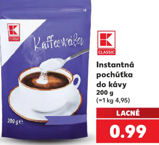 K-Classic Instantná pochúťka do kávy
