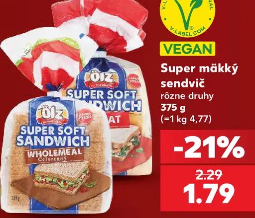 Ölz Super mäkký sendvič