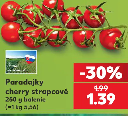 Paradajky cherry strapcové