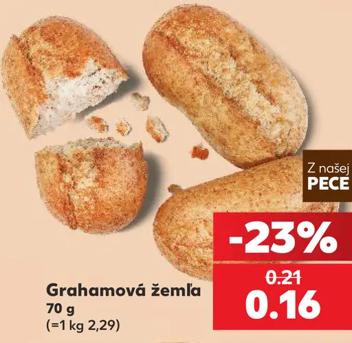 Z našej pece Grahamová žemľa