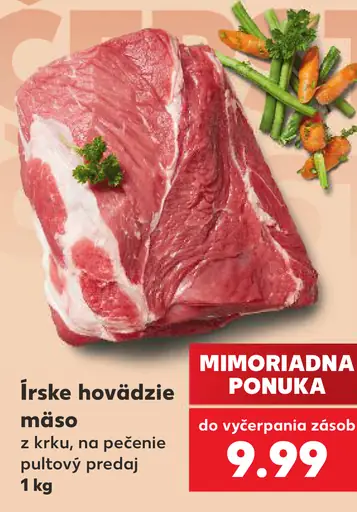 Írske hovädzie mäso na pečenie