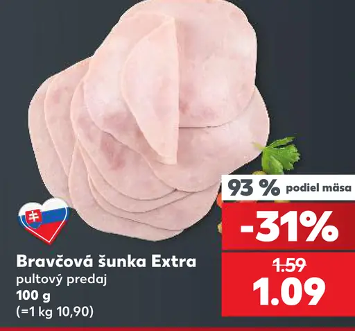 Bravčová šunka Extra