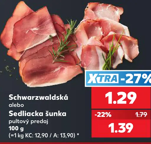 Schwarzwaldská alebo Sedliacka šunka