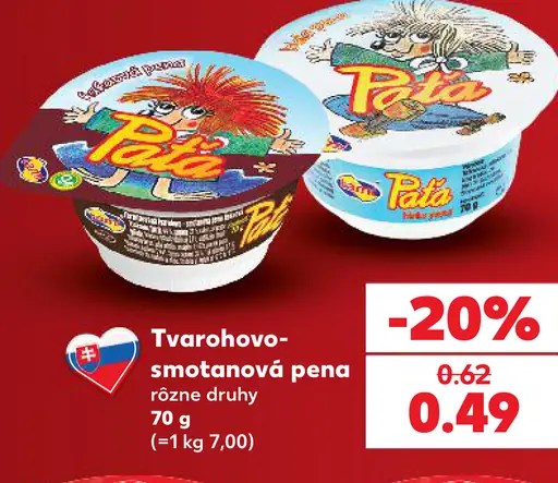 Tatra tvarohovo-smotanová pena