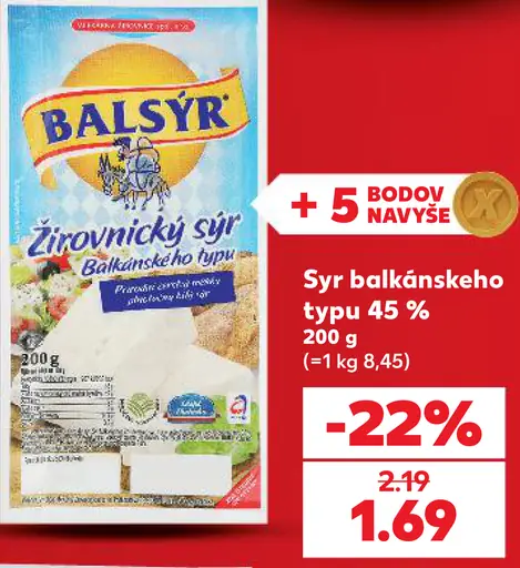 Balsýr Žinčicový syr balkánskeho typu