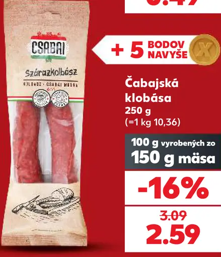 Csabai klobása