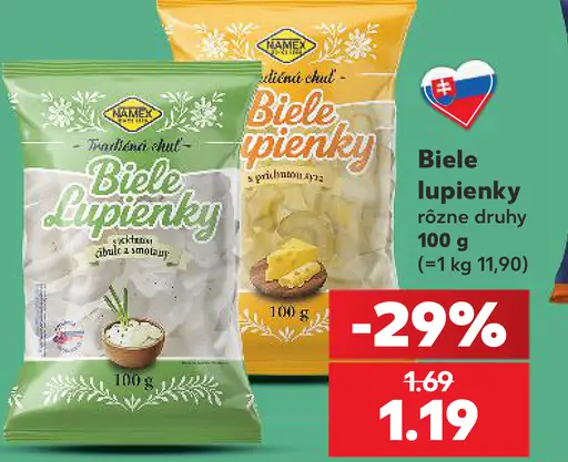Namex Biele lupienky rôzne druhy