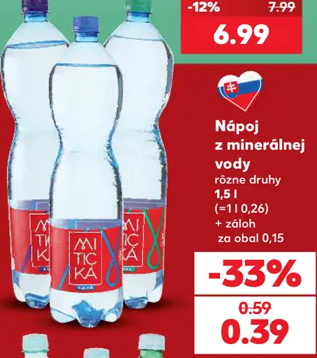 Mattoni nápoj z minerálnej vody