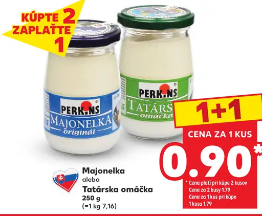 Perkins majonelka alebo tatárska omáčka