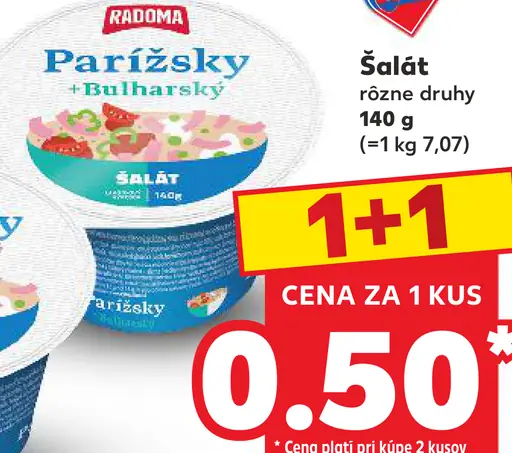 Radoma parížsky šalát – bulharský a feferónový
