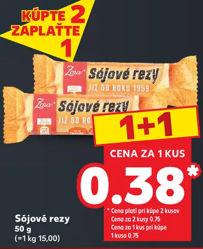 Zora sójové rezy