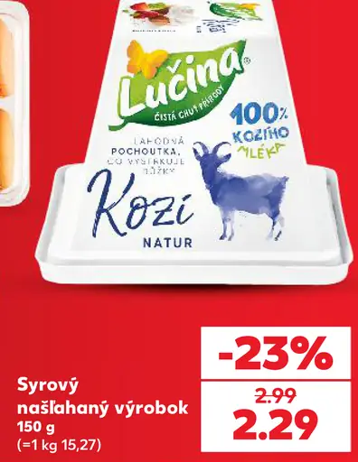 Lučina Syrový našľahaný výrobok
