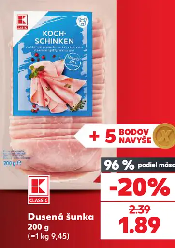 K-Classic Dusená šunka