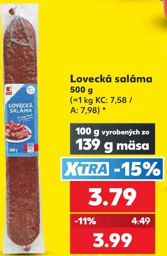 K-Classic Lovecká saláma