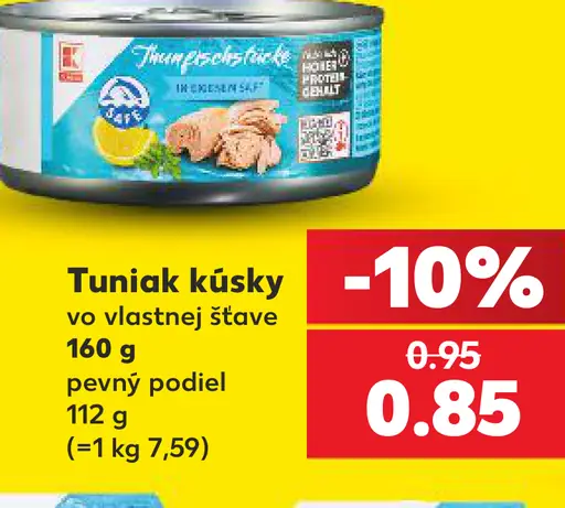 K-Classic tuniak kúsky vo vlastnej šťave