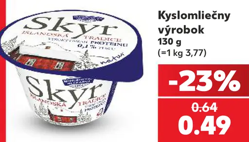 Skyr Kyslomliečny výrobok