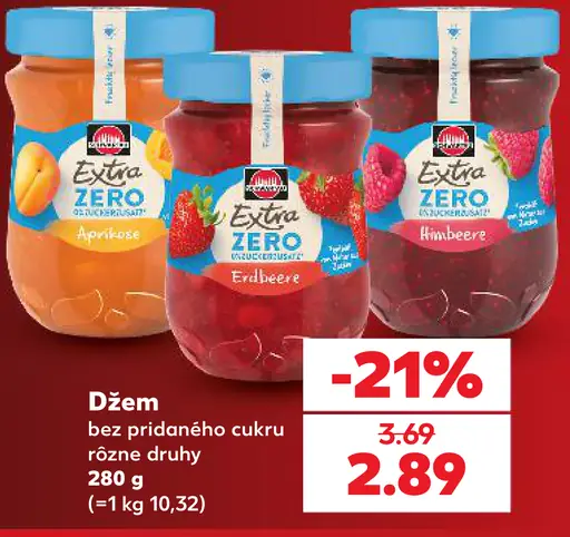 Džem bez pridaného cukru