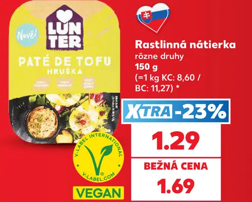 Pâté de tofu hruška